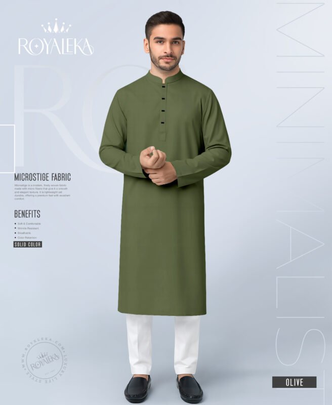 premium solid panjabi